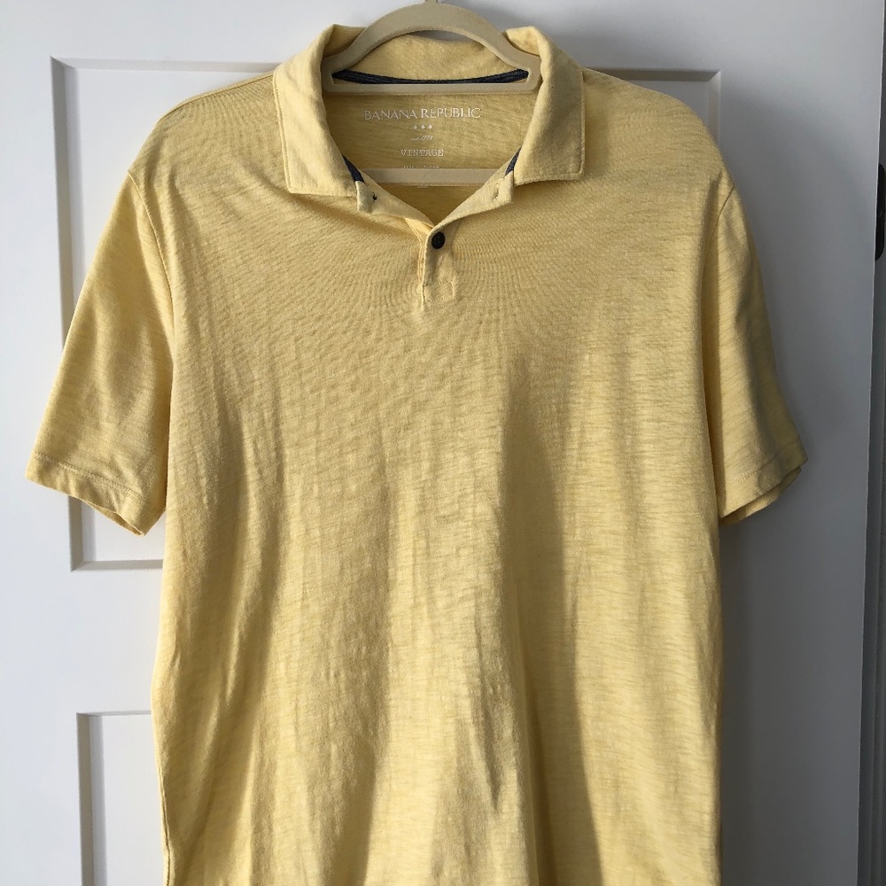 Men's Large, Soft, Banana Republic Vintage Polo